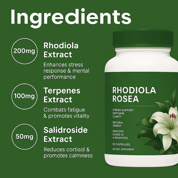 Rhodiola Rosea - Boost Your Energy & Ease Your Mind